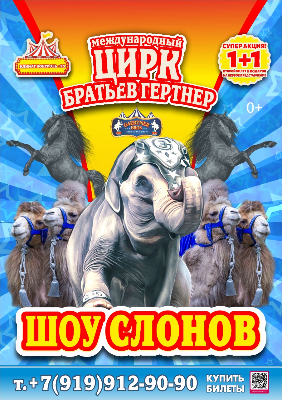 Цирк братьев Гертнер в г. Стерлитамак 2022